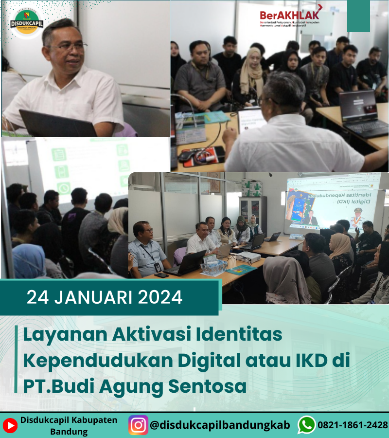 Layanan Aktivasi Identitas Kependudukan Digital Atau IKD Di PT Budi