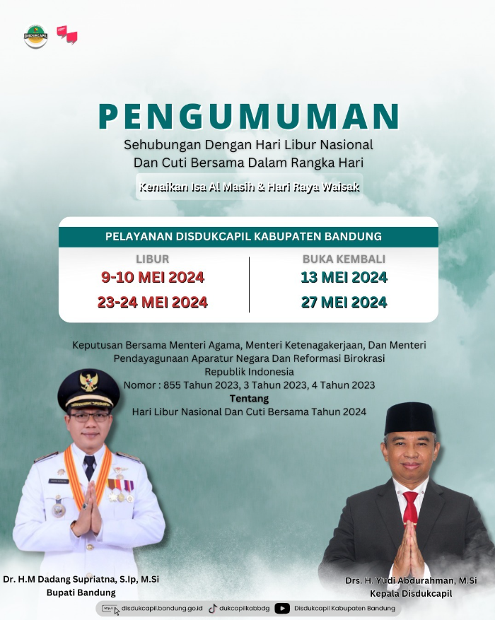 PENGUMUMAN OPERASIONAL PELAYANAN